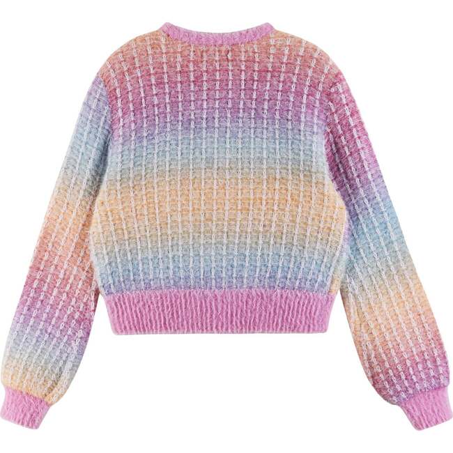 Kids Cropped Crewneck Sweater, Multicolor - Sweaters - 5