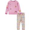 Kids Chenille Sweater & Printed Legging Set, Multicolor - Mixed Apparel Set - 1 - thumbnail