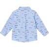 Kids Chambray Buttondown & Cognac Pant Set, Racecars - Mixed Apparel Set - 5