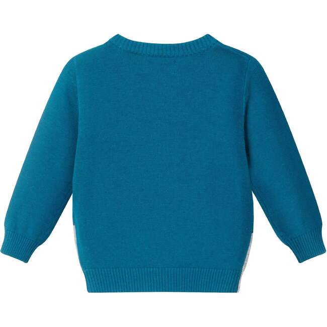 Infant Sweater Set, Teal Spaceship - Mixed Apparel Set - 4