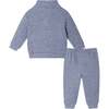 Infant Stretch Cord Sweatshirt & Pant Set, Navy Green - Mixed Apparel Set - 3