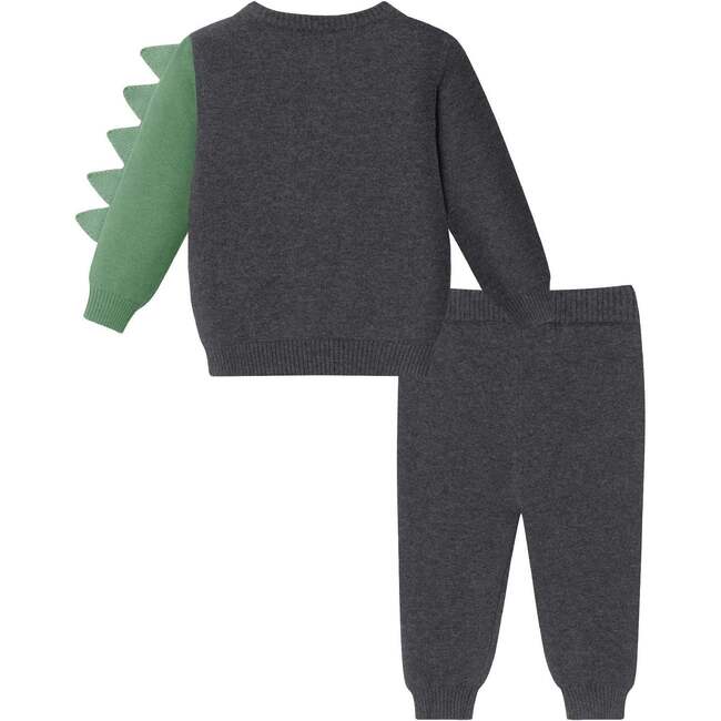 Infant Sweater Set, Charcoal Dino - Mixed Apparel Set - 5