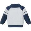 Infant Shawl Cardigan & Pant Set, Navy/Heather Grey - Mixed Apparel Set - 4