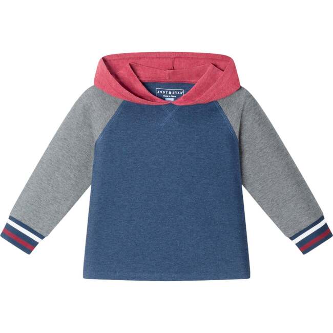 Infant Red/Navy/Heaterh Grey Jersey Hooded Tee & Jogger Set - Mixed Apparel Set - 5