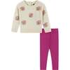 Infant Light Grey Snowflake Sweater & Legging Set - Mixed Apparel Set - 1 - thumbnail