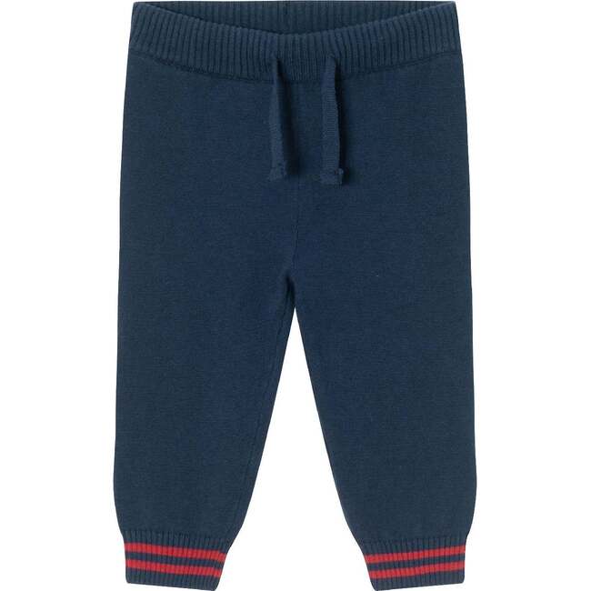 Infant Knit Henley Sweater & Pants Set, Navy - Mixed Apparel Set - 6