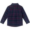 Infant Cord Buttondown & Navy Joggers Set, Red Plaid - Mixed Apparel Set - 5