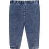 Infant 2-Piece Suspender ShirtzieÂ® & Faux Denim Terry Pant, Navy - Mixed Apparel Set - 6