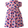 Gift Ric Rac Trim Short Sleeve Button-Front Dress & Bloomers, Pink - Dresses - 2