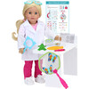 18" Doll 14 pcs Smithsonian Biologist Set, White - Doll Accessories - 1 - thumbnail