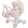 Olivia's Little World Baby Doll Pram, Pink/Gray - Doll Accessories - 1 - thumbnail