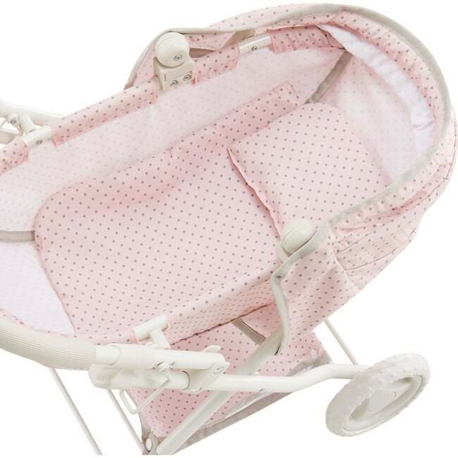 Olivia's Little World Baby Doll Pram, Pink/Gray - Doll Accessories - 5