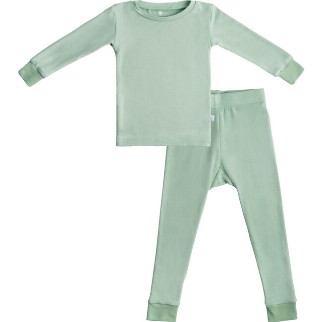 Toddler Bamboo Pajamas, Sage Green