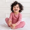 Toddler Bamboo Pajamas, Dusty Rose - Pajamas - 2