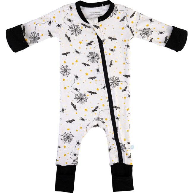 Baby Bamboo Pajamas w/ DreamCuffs®, Halloween Spider