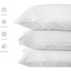 Dream Toddler Pillow with Bamboo Pillowcase, White - Pillows - 2