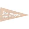 You are Magic Pennant, Taupe - Wall Décor - 1 - thumbnail