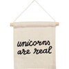 Unicorns Are Real Hang Sign - Wall Décor - 1 - thumbnail