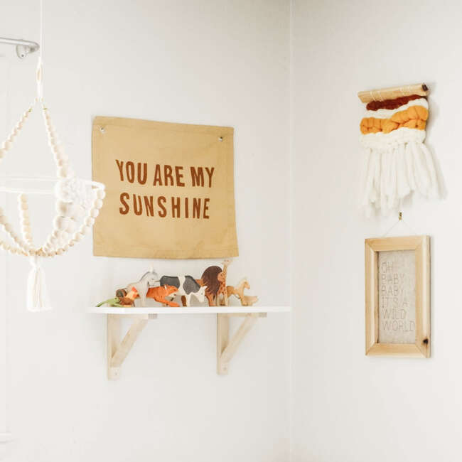 You Are My Sunshine Banner, Peach - Wall Décor - 6