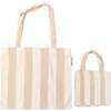 Striped Mommy + Me Tote, Natural - Wall Décor - 1 - thumbnail