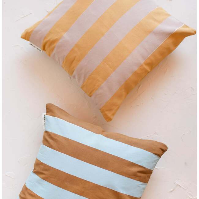 Stripe Pillow Case, Rust - Pillows - 2