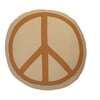 Peace Sign Pillow, Peach - Pillows - 1 - thumbnail