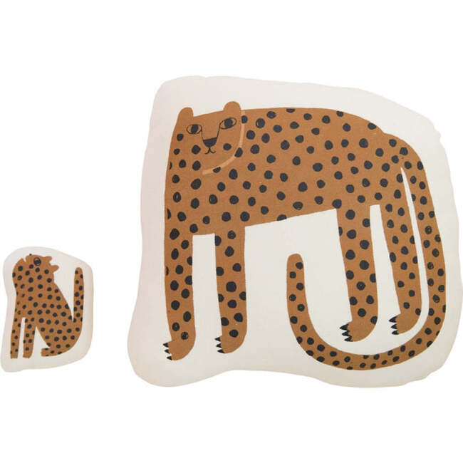 Mama Cheetah And Cub Pillow Set