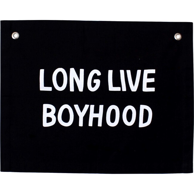 Long Live Boyhood Banner, Black