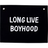 Long Live Boyhood Banner, Black - Wall Décor - 1 - thumbnail