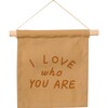 I Love Who You Are Hang Sign, Peach - Wall Décor - 1 - thumbnail