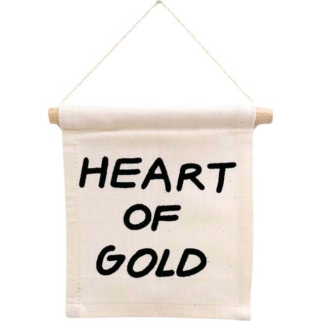 Heart of Gold Hang Sign