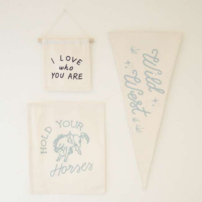 I Love Who You Are Hang Sign, Natural - Wall Décor - 4