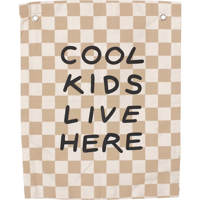 Cool Kids Banner, Checkered