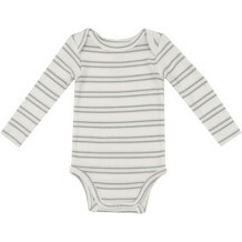 Ribbed Stripe Desert Sage Bodysuit, Sage