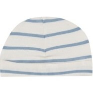 Ribbed Stripe Glacier Lake Beanie Hat, Blue