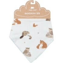 Mixed Woodland Animals Bandna Bib, Blue