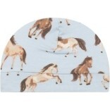 Horses Beanie Hat, Blue