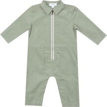 Cord Desert Sage Retro Jumpsuit, Sage