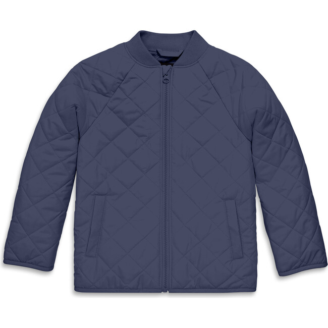 Quilted Lightweight Puffer Jacket, Navy