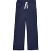 Wide Leg Sweatpant, Navy - Sweatpants - 1 - thumbnail