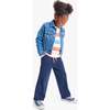 Wide Leg Sweatpant, Navy - Sweatpants - 3