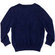 Christopher Ribbed Hem Crew Neck Long Sleeve Sweater, Narragansett Navy - Sweaters - 6