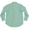 Brooks Classic Collar Long Sleeve Button-Down Shirt, Academy Green & Blue Gingham - Shirts - 7