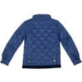 Bradley Barn High Collar Long Sleeve Quilted Jacket, Narragansett Navy - Jackets - 6