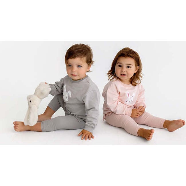 Bunny Sherpa Set, Pink - Mixed Apparel Set - 5