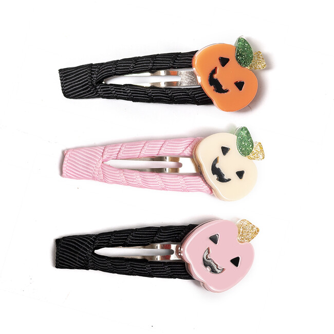 Pumpkins Pastel Colors Hair Snap Clip