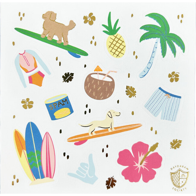 Surf's Up Sticker Set