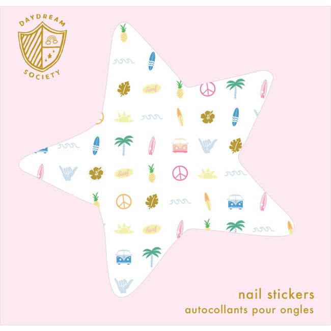 Surf's Up Nail Stickers