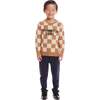 Kids Thankful Dude Sweater, Checkered - Sweaters - 2