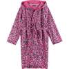 Kids Lounging Robe, Pink Heart - Robes - 1 - thumbnail